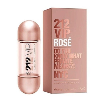 CAROLINA HERRERA 212 VIP ROSE 30ML EAU DE PARFUM SPRAY NAGELNEU & VERSIEGELT