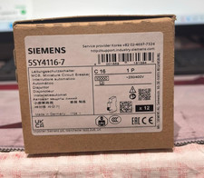 Lot of 12 Siemens 5SY4116-7 Miniature Circuit Breaker MCB 1-Pole 16A C16 10kA