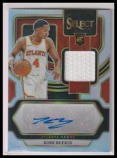 Kobe Bufkin RPA 2023-24 Panini Select #RJ-BUF Rookie Jersey Autographs #/199