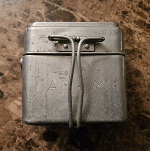 M1935 WWII French Mess Kit with Etching