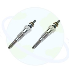 2 Glow Plugs For Kubota B5100, GL-4500, GL-5500, GL-6500 with 2 Cylinder Engines
