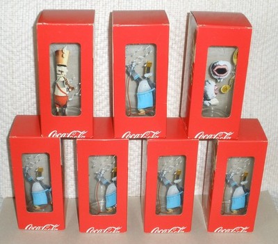   7 Coca-Cola Gläser ''live on the Coke side of life'' - NEU & UNBENUTZT  