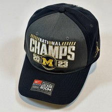 University of Michigan 2023 National Champions Hat Nike Jordan Snapback