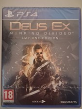 Deus Ex: Mankind Divided -Day One Edition - PS4 -New & Factory Sealed