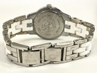 Anne Klein Silver Tone & White Rhinestone Bezel Roman Numeral Ladies Watch 59.4g — photo 2
