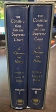 The Constitution and the Supreme Court 2 Volume Set Louis H. Pollak w/Cover