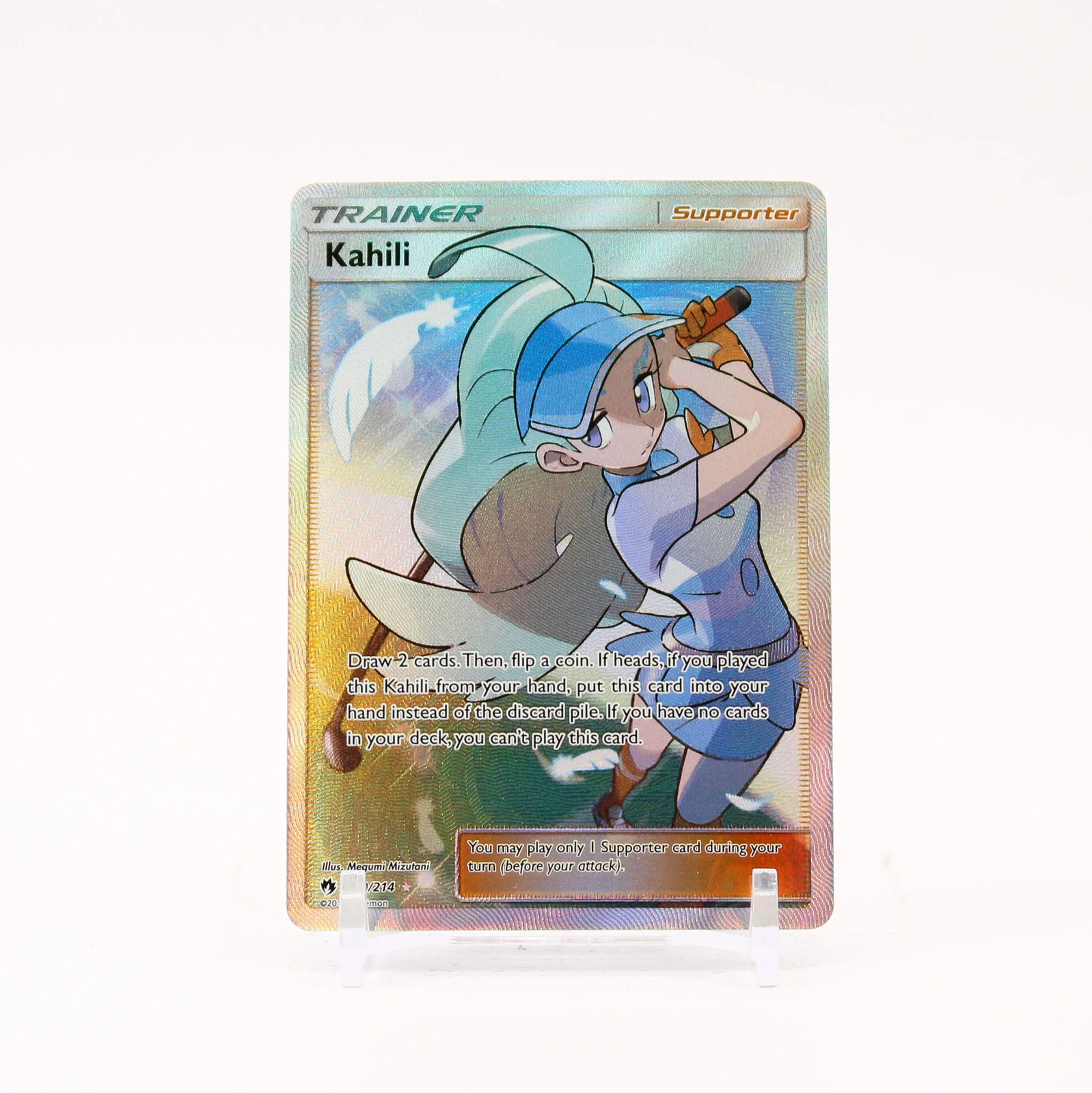 Kahili - 210/214 Lost Thunder Full Art Trainer - NM
