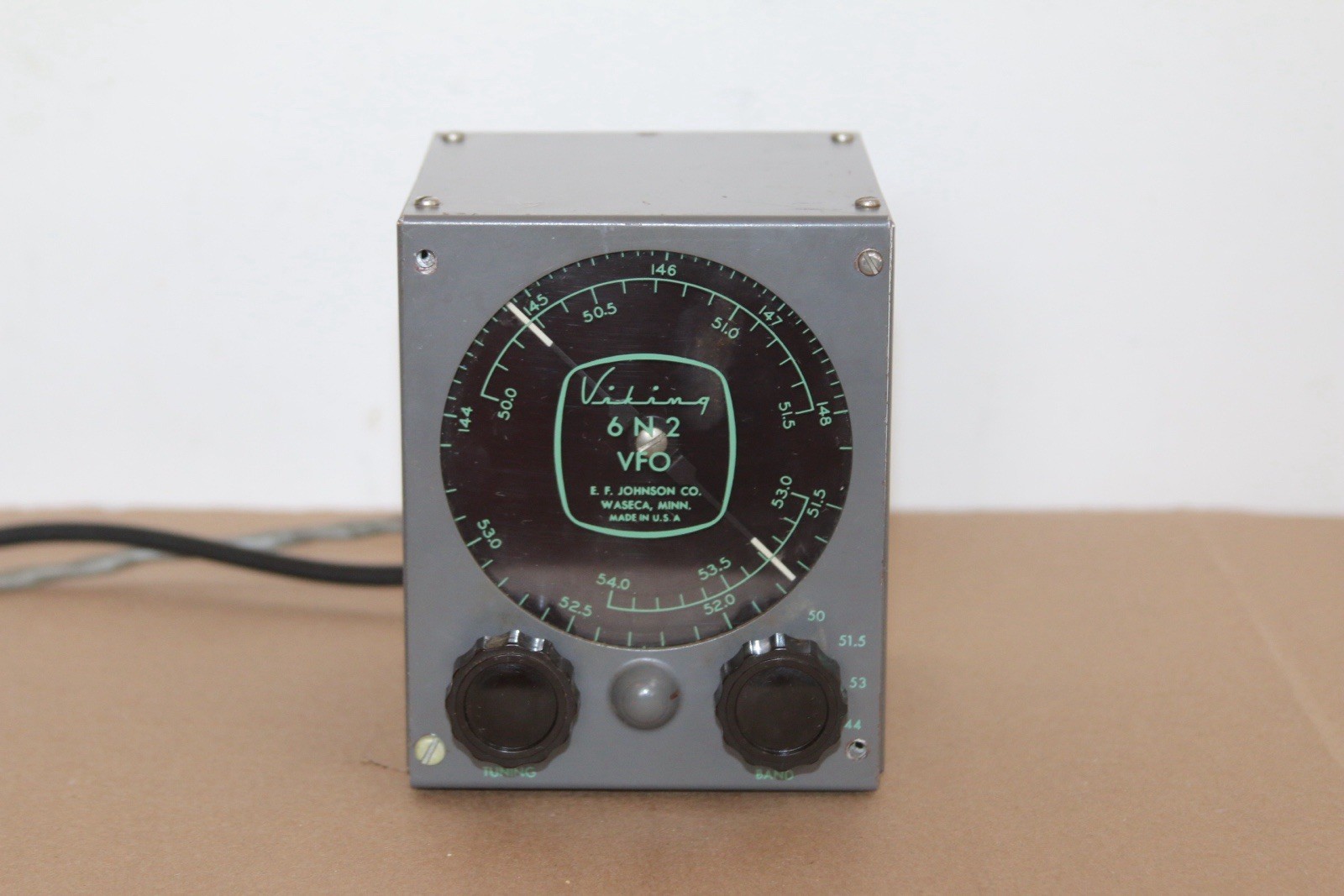 Vintage EF Johnson Viking 6N2 meter tube transmitter VFO