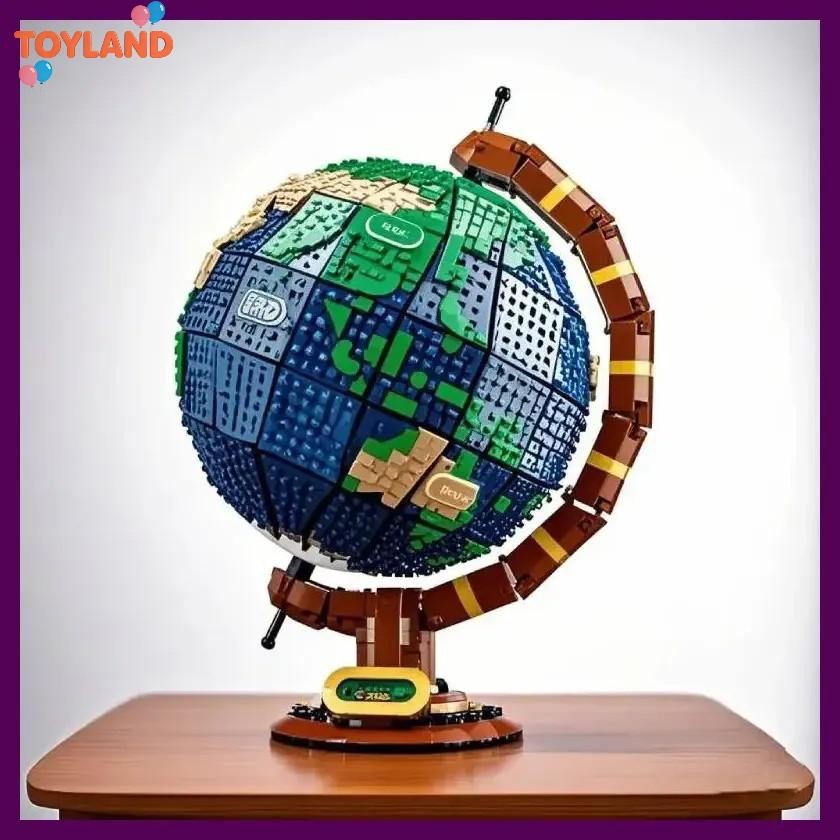 2585Pcs Globe Model High Difficulty Adult Technology Parts MOC Building Block