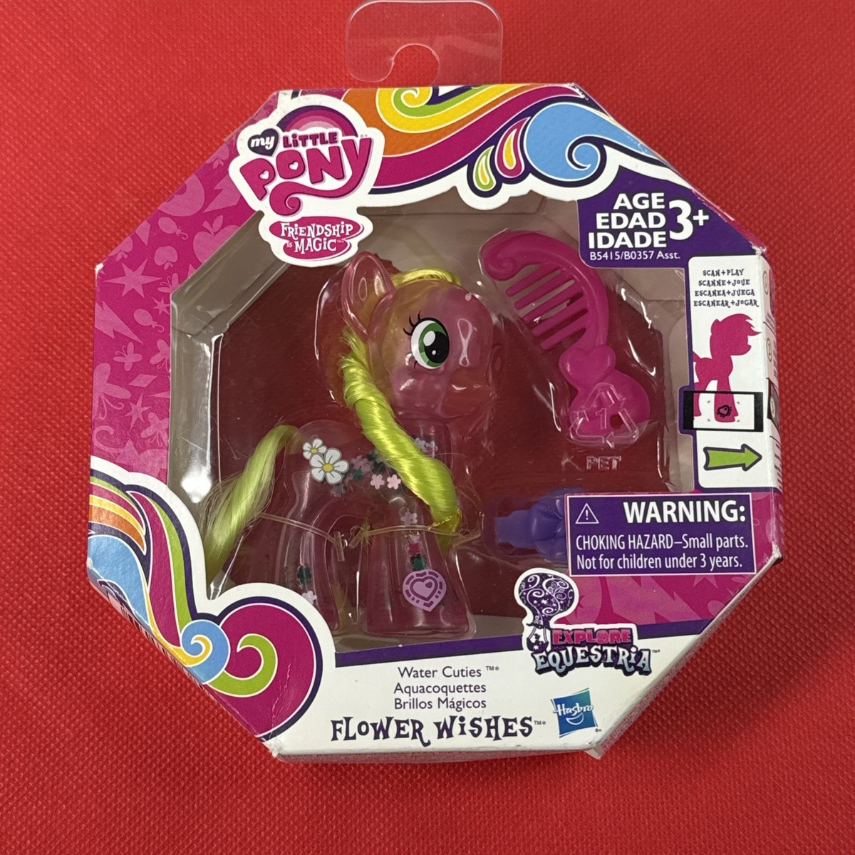 My Little Pony G4 Cutie Mark Magic Water Cuties Flower Wishes New 