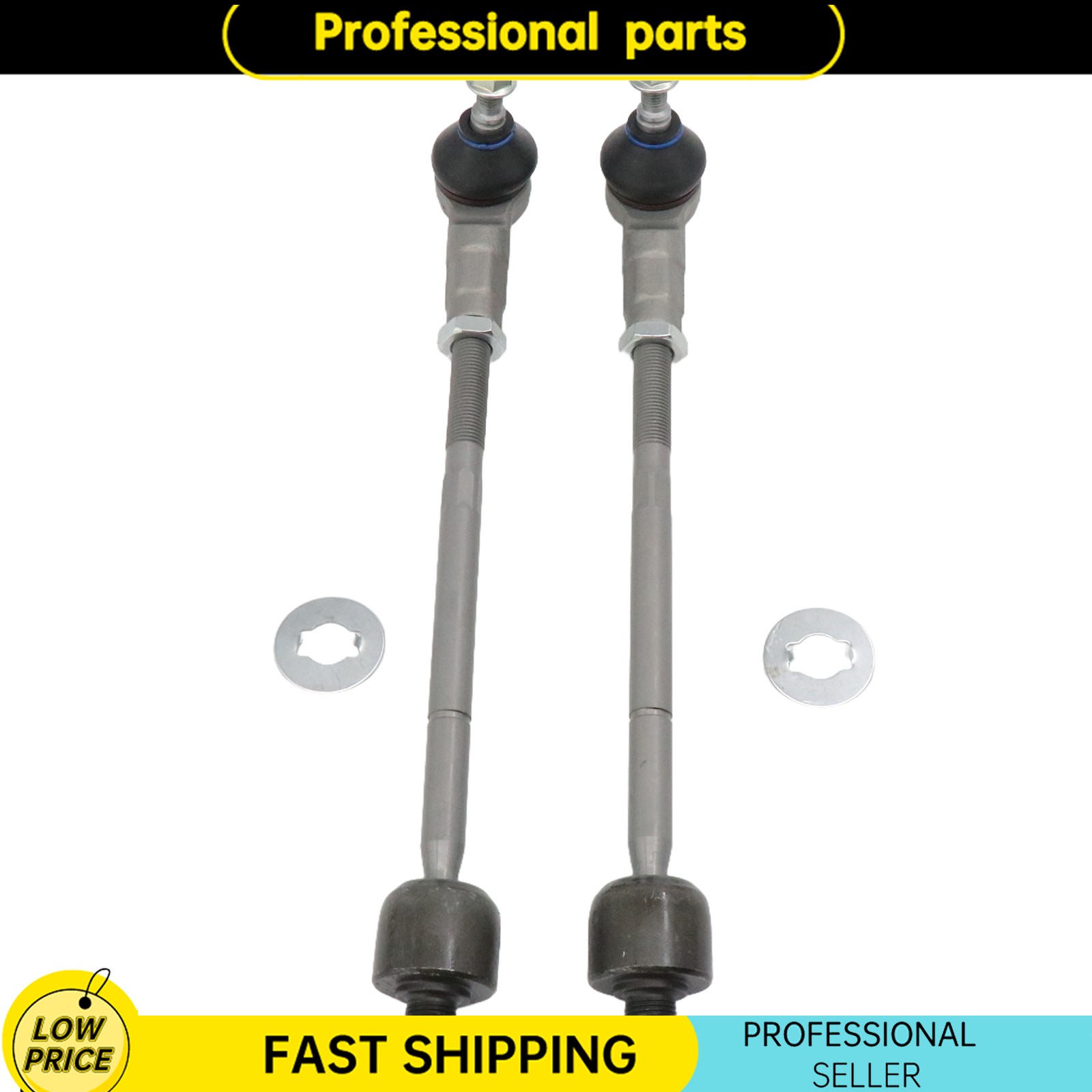 (4pcs) Front Inner & Outer Tie Rod End kit For Maserati Quattroporte GT GC