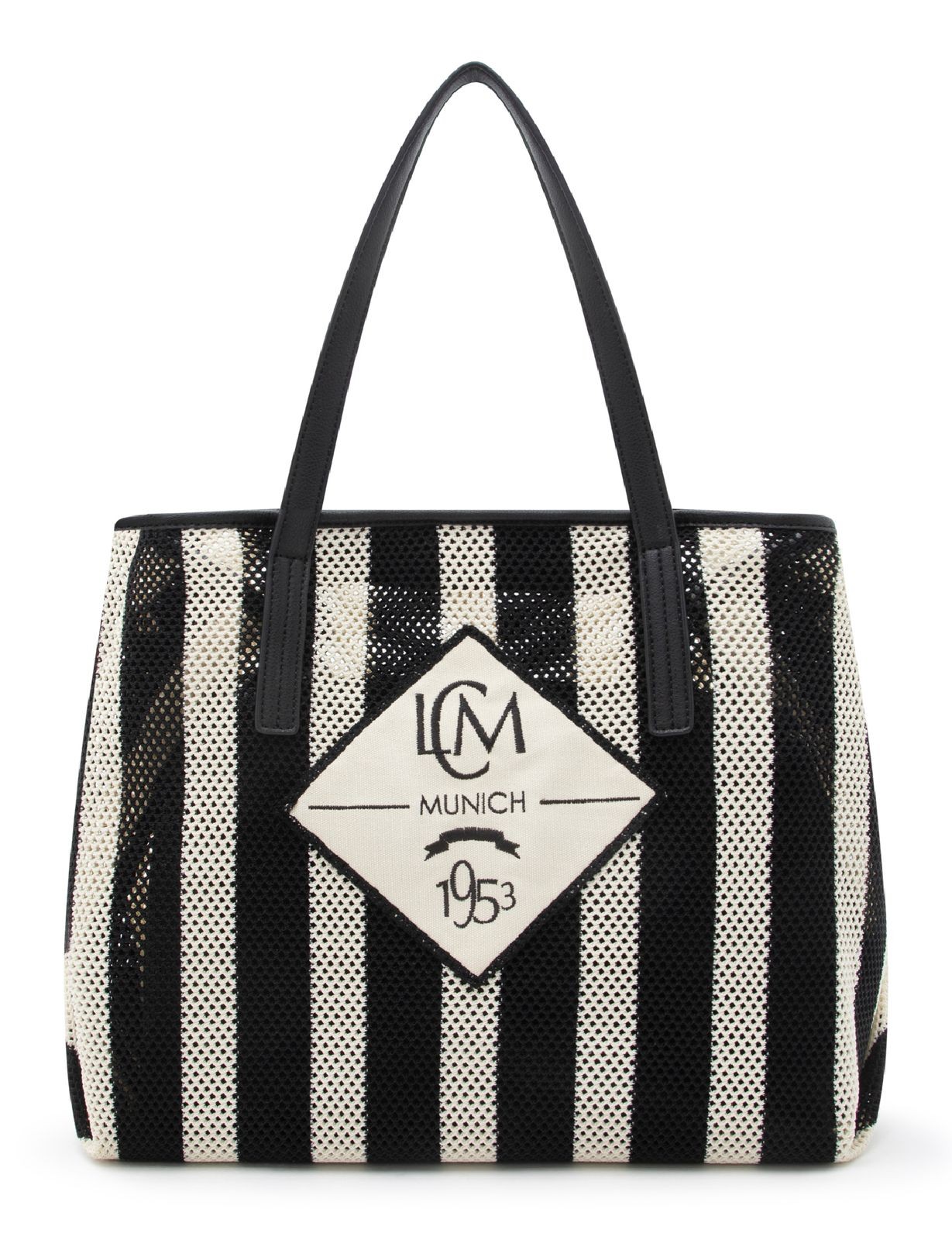 L.CREDI Shopper Rima Shopper Black / White