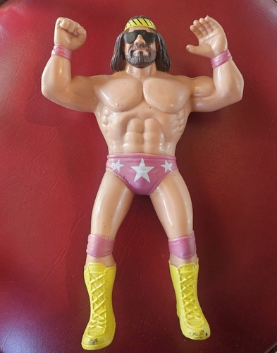 Vintage WWF LJN Wrestling Superstars Macho Man Ran...