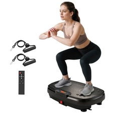 SPORTNOW Vibration Plate Exercise Machine with 120 Speed Levels, 5 Programs
