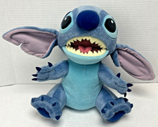 Talking Interactive Aloha Stitch plush toy doll 2002 Hasbro Tested Working Vtg