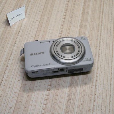 Sony Cyber Shot DSC-WX60 White Digital Camera 16.2MP 8x Zoom Full HD Japanese