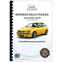 Seat Cordoba 6K 1999-2002 Instandhaltung Inspektion Wartung Serviceanleitung