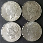 1923, 1924, 1925, and 1926 S $1 Peace Silver Dollars