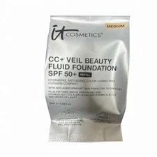 It Cosmetics CC+VEIL BEAUTY FLUID FOUNDATION REFILL Medium -New Refill