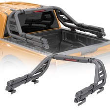 Adjustable Truck Bed Chase Rack Roll Bar For Chevy Silverado 1500 Ford F-150