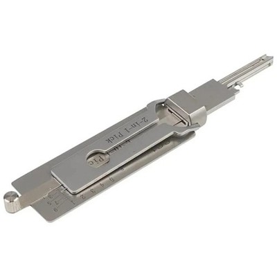 SS001 Stainless Steel Precision Tool 2 In 1 Key Decoder Hook & Pick Set O-ring 
