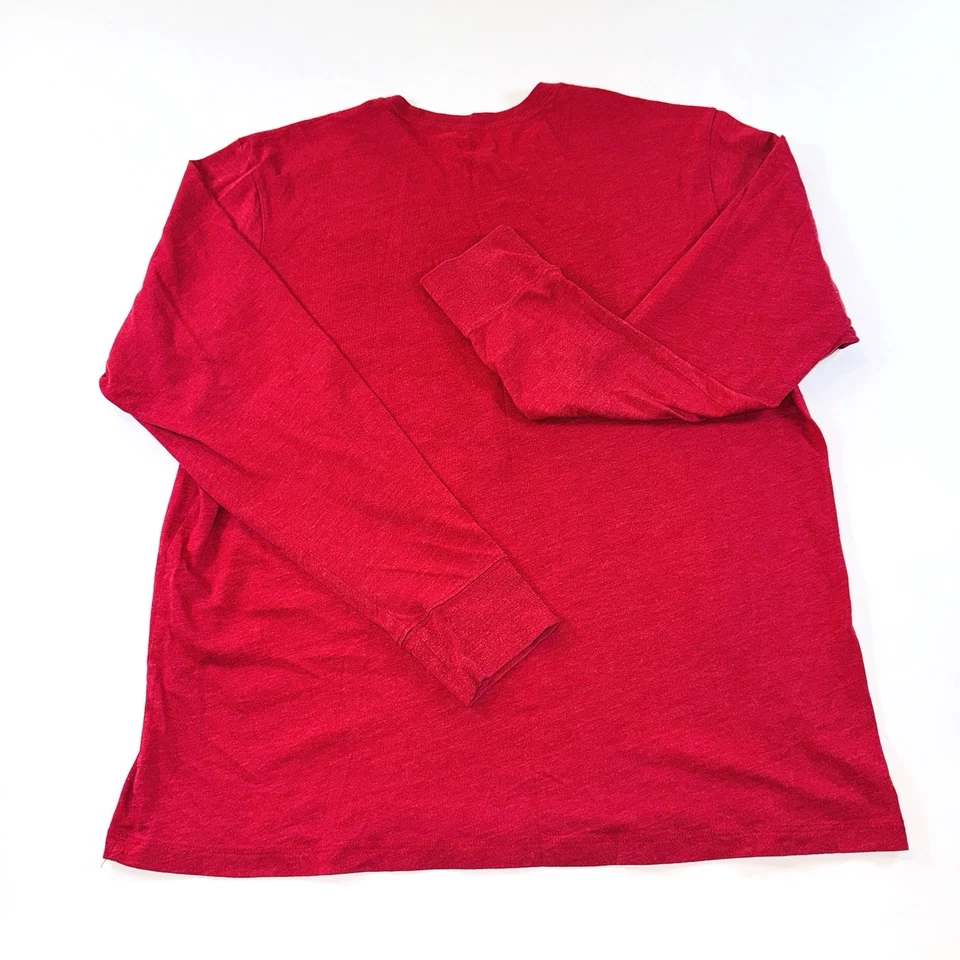 Men's '47 Brand Kansas City Chiefs NFL Long Sleeve Shirt Sz XL Red Black & White - Image 2 of 4