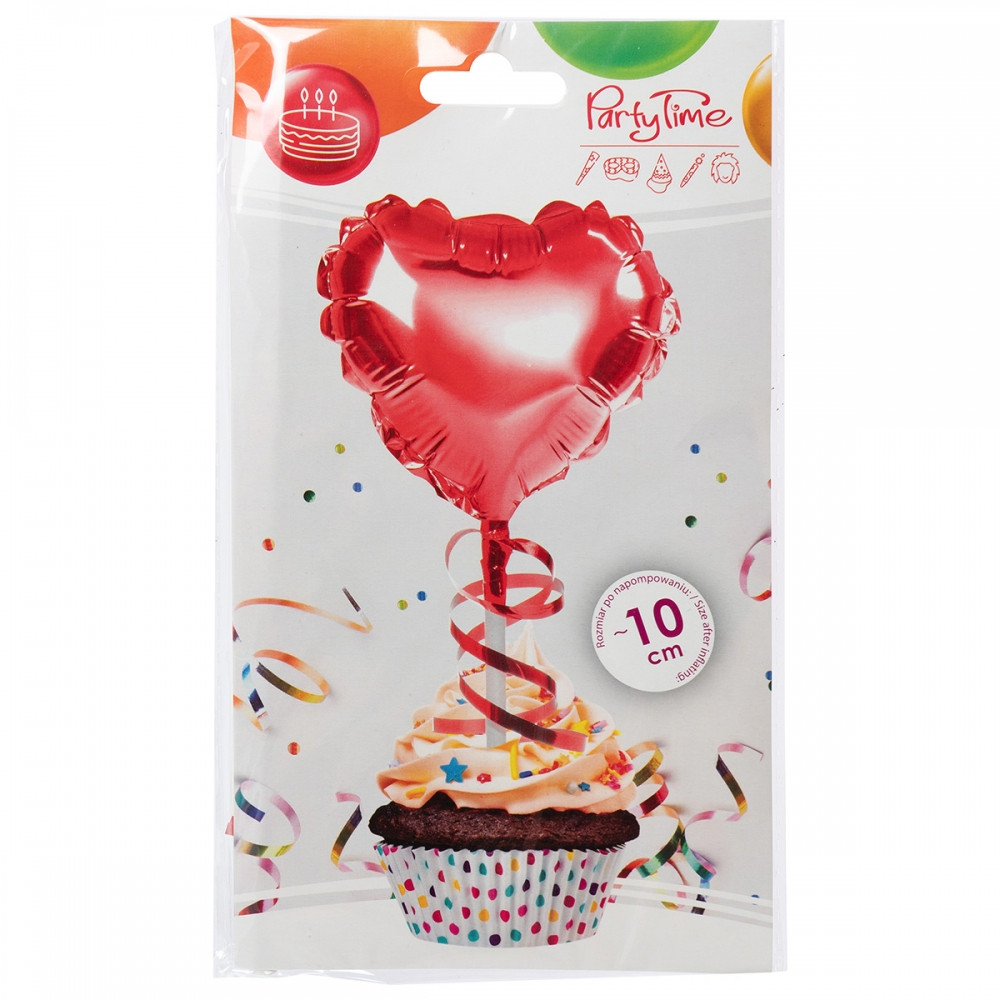 5902934224284 Баллон 10 см для выпечки червоных валентинок ARPEX BLF4284CZE