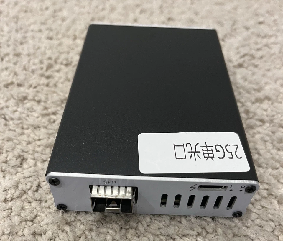 Heayzoki 25G Network Card, High Speed USB4 SFP Optical Interface Network Adapter - Image 3 of 4