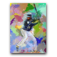 Josh Bell #5 Art Card Limited 4/50 Edward Vela Signed (Pittsburgh Pirates)