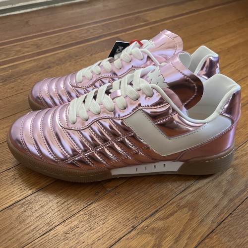 PONY Mens Madrid 82 Metallic Genuine Leather Athletic Sneaker Soccer Style 8.5 - Picture 6 of 11