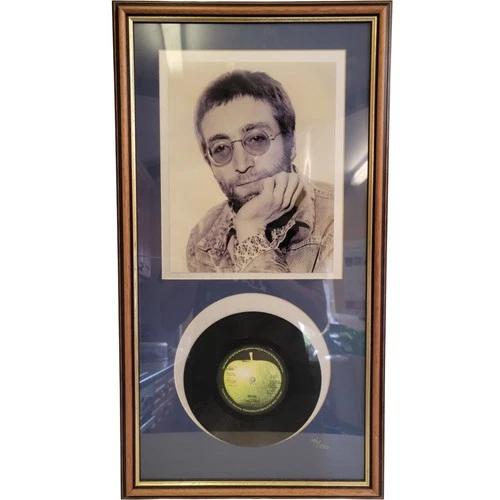 John Lennon Imagine Vinyl LP Framed Collectable Limited Edition Music Legends