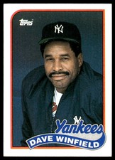 Dave Winfield 1989 Topps #260 Yankees MLB READ FREE SHIPPING AutographDen