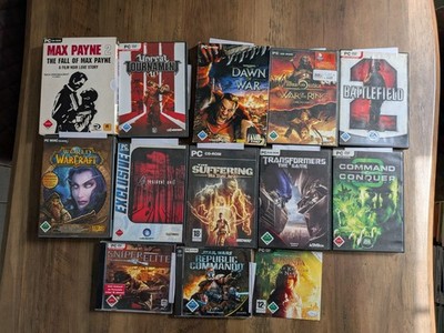 29 Teile! PC Spiele Sammlung Konvolut Suffering WoW Star Wars C&C Hitman STALKER