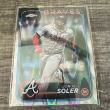 Topps 2024 Chrome Update RayWave Refractor Jorge Soler #USC2 Braves Baseball
