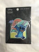 Lilo and Stitch Iron on Patch-Stitch with Surfboard
