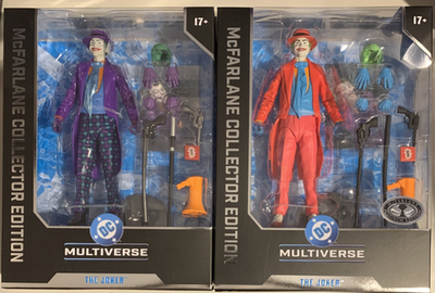 DC Multiverse McFarlane Collector Edition Joker Batman *PLATINUM