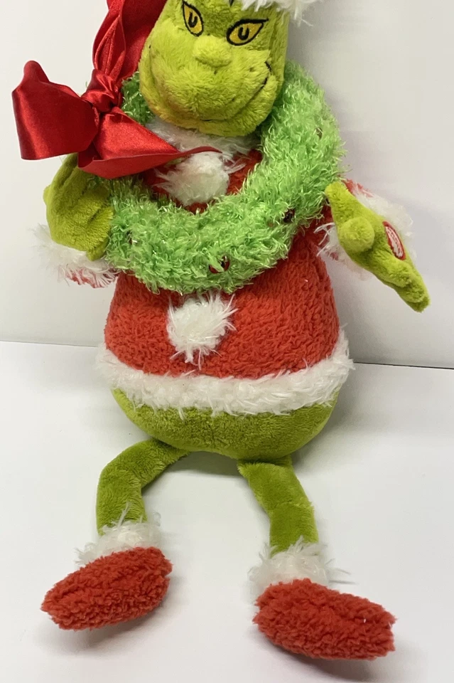 Cómo el Grinch robó sello de Navidad ilumina conversaciones sonido parlante peluche ⭐️ Foto 3 de 4