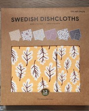 Swedish Dishcloths Cellulose Sponge Cloth Eco Friendly Reusable 12 pack