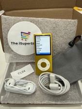 Apple iPod nano 4th Gen A1285 Yellow- NEW BATTERY 8 GB  1 Year CPS Warranty 