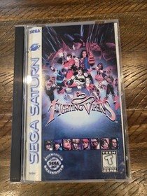 Fighting Vipers Sega Saturn Complete CIB . pre-owned 1996