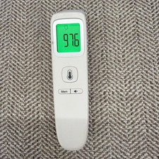 Goodbaby FC-IR202 White Wireless LCD Display Forehead Infrared Thermometer