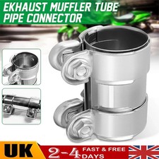 2 inch 50MM Exhaust Tube Pipe Connector Joiner Sleeve Clamp Connector Universal