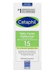 Cetaphil Daily Facial Moisturizer Sunscreen SPF 15 4 Oz Exp. 03/2026