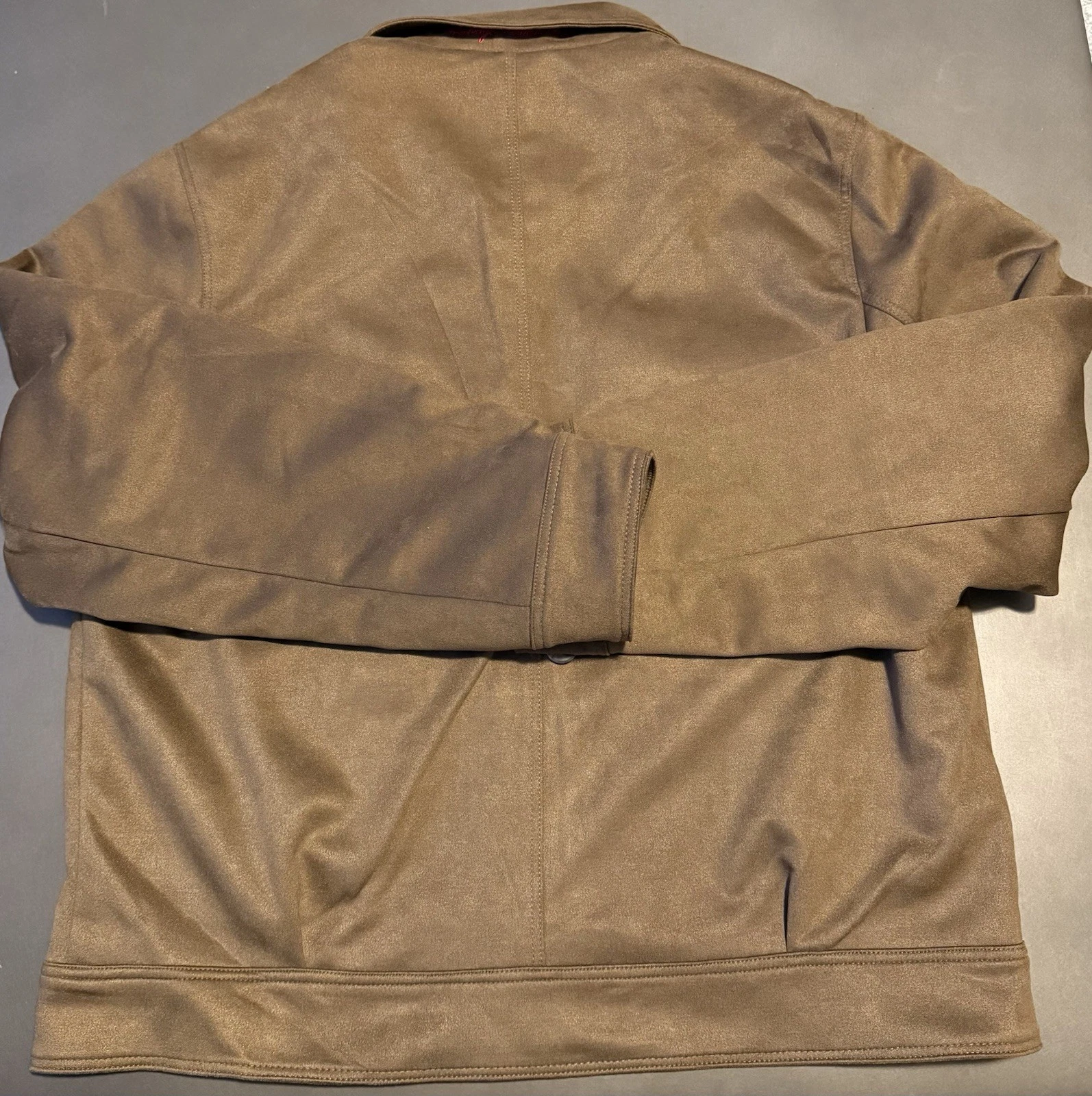 Robert Graham RG-109 Brown Full Zip Lined Jacket Men’s 2XL Regular Fit - product detail image 13