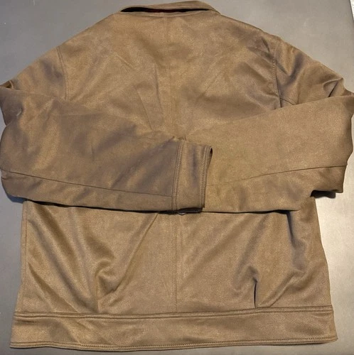 Robert Graham RG-109 Brown Full Zip Lined Jacket Men’s 2XL Regular Fit image 13