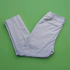 NWT Talbots Hampshire Gray Straight Ankle Pants Style Preppy Business Womens 10