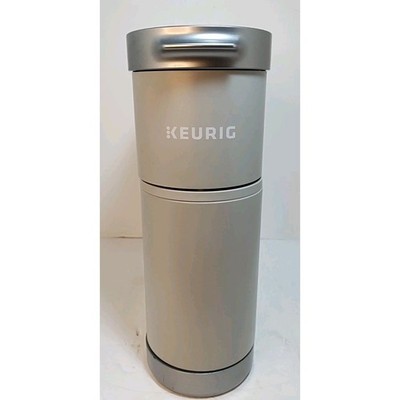 Keurig K Mini Plus & POD Storage Coffee Maker Single Serve Gray Tested & Working