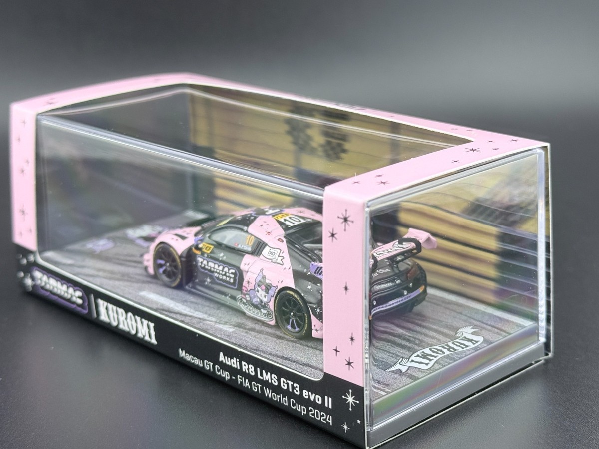 Tarmac Works Audi R8 LMS GT3 evo II Kuromi Uno Racing Macau GT Cup