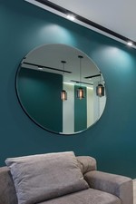 Large Mirror Round Wall All Glass Bevelled Classic Round 120 x 120CM 4ft x 4ft