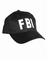 Baseball Cap MüTze Basecap Schwarz Mit Fbi Logo Abverkauf Sale